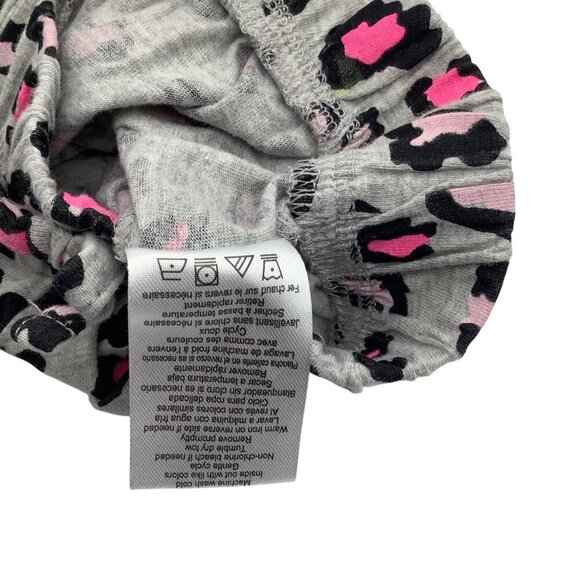 Free Style Toddler Girls Leopard Print Shorts 3T Gray Pink Cotton Elastic Waist - Picture 5 of 8